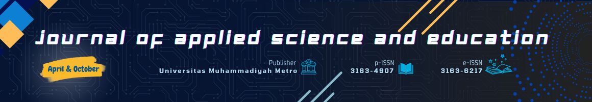 journal of applied science education and innovation UM Metro